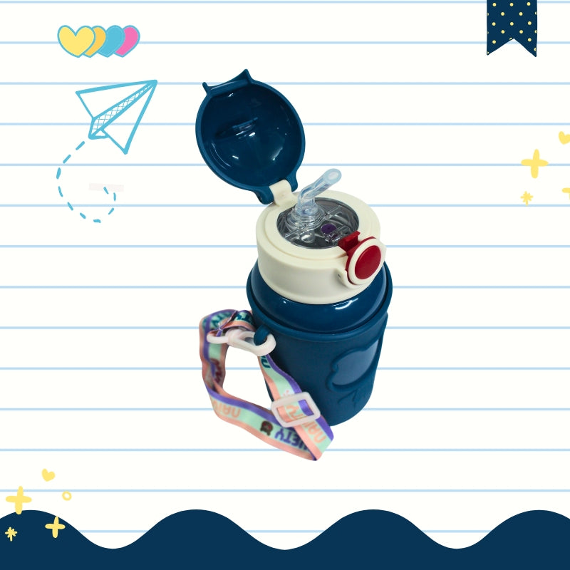 Baby Bear Stainless Steel Water Bottle (blue)