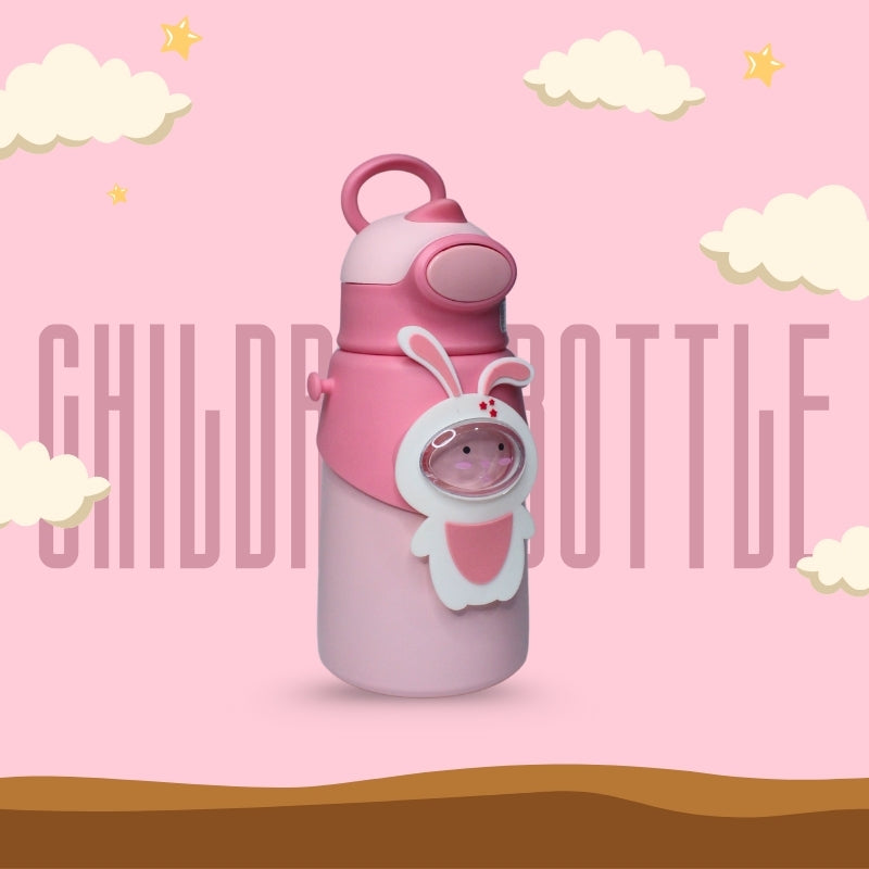 Bunny Premium 2 in 1 Stainless Steel Water Sipper