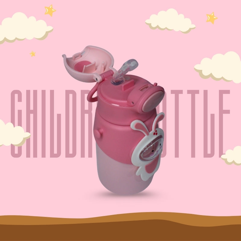 Bunny Premium 2 in 1 Stainless Steel Water Sipper