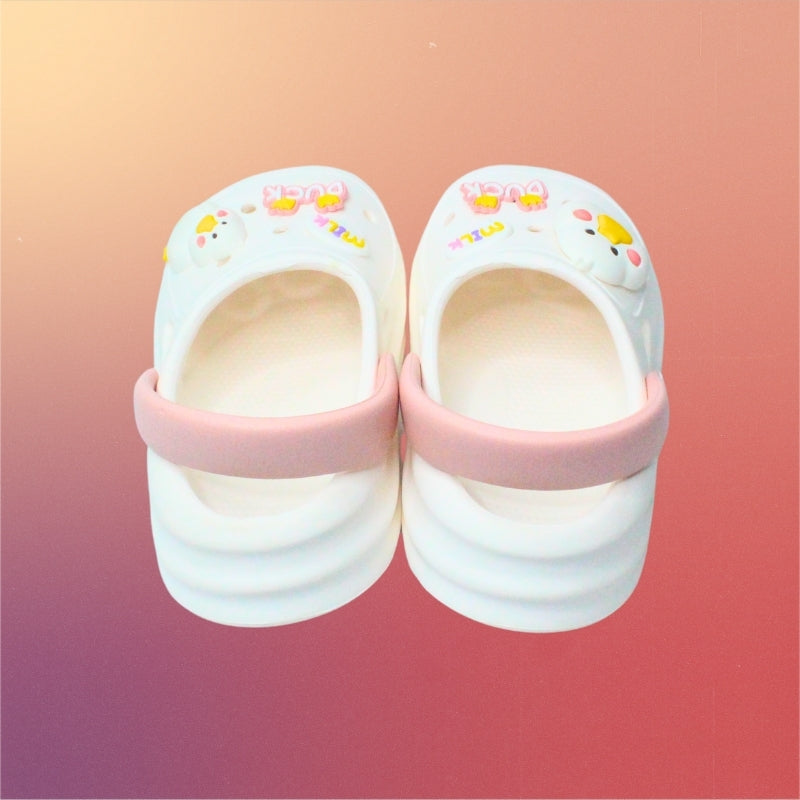 CUTE DUCK CLOGS (WHITE)
