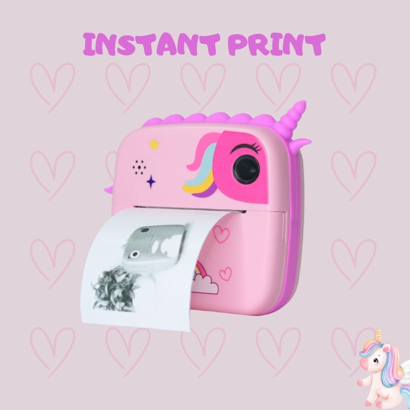 INSTANT DINO PRINT CAMERA (PINK)