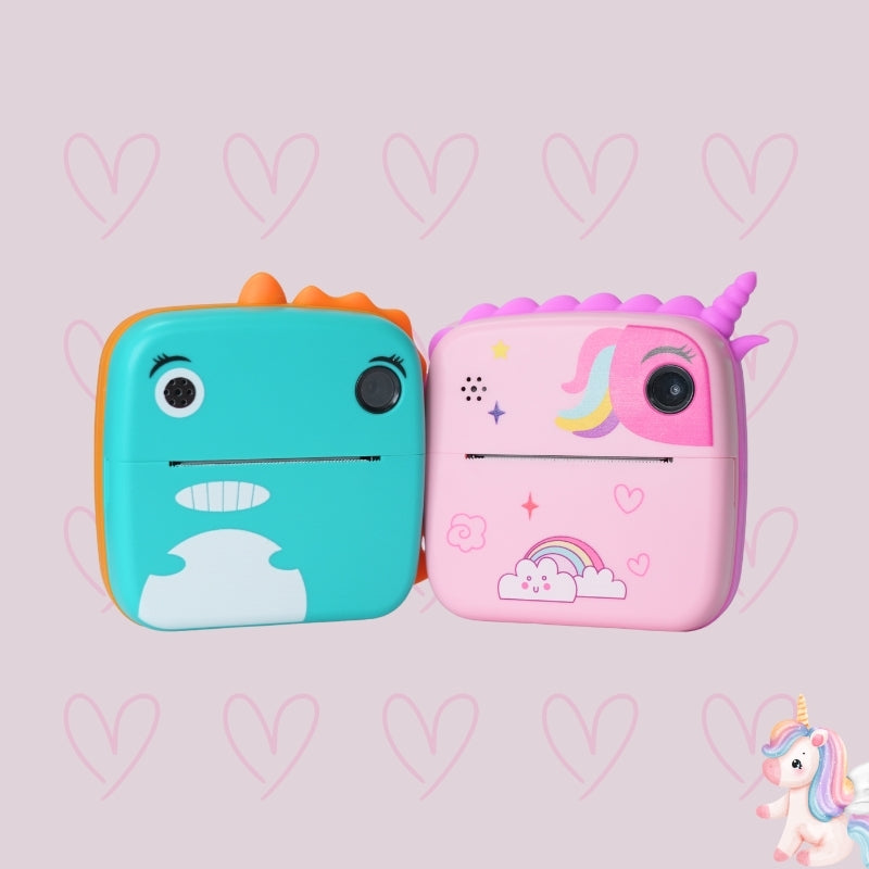 INSTANT DINO PRINT CAMERA (PINK)