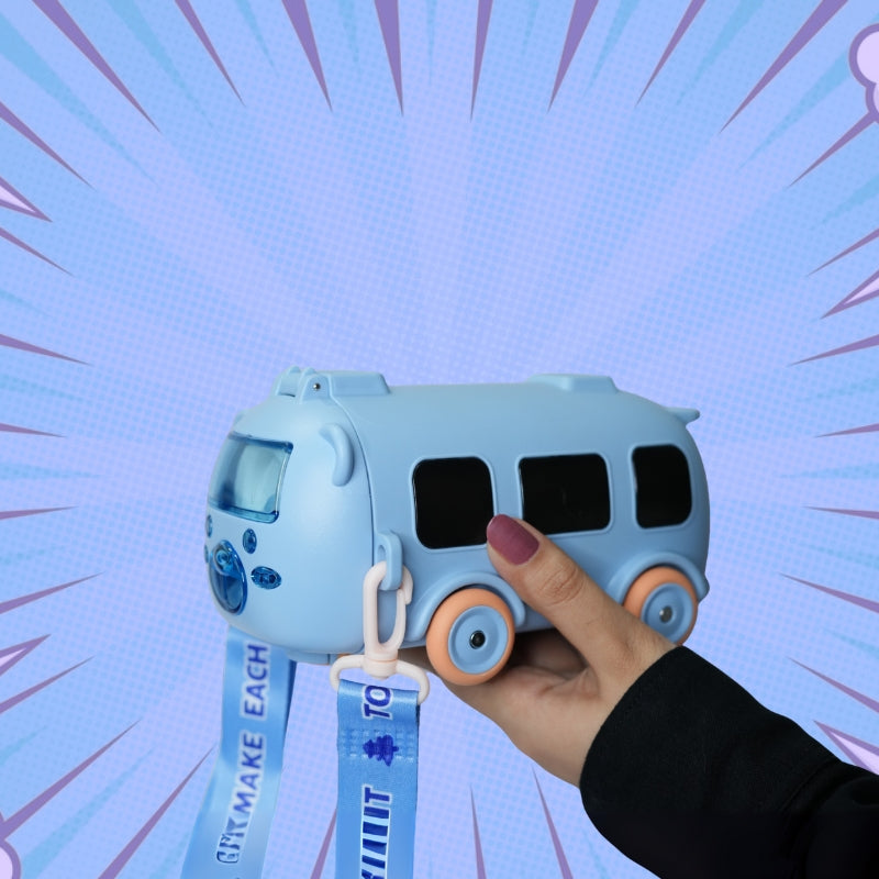 SIPPY BUS BOTTLE (BLUE)