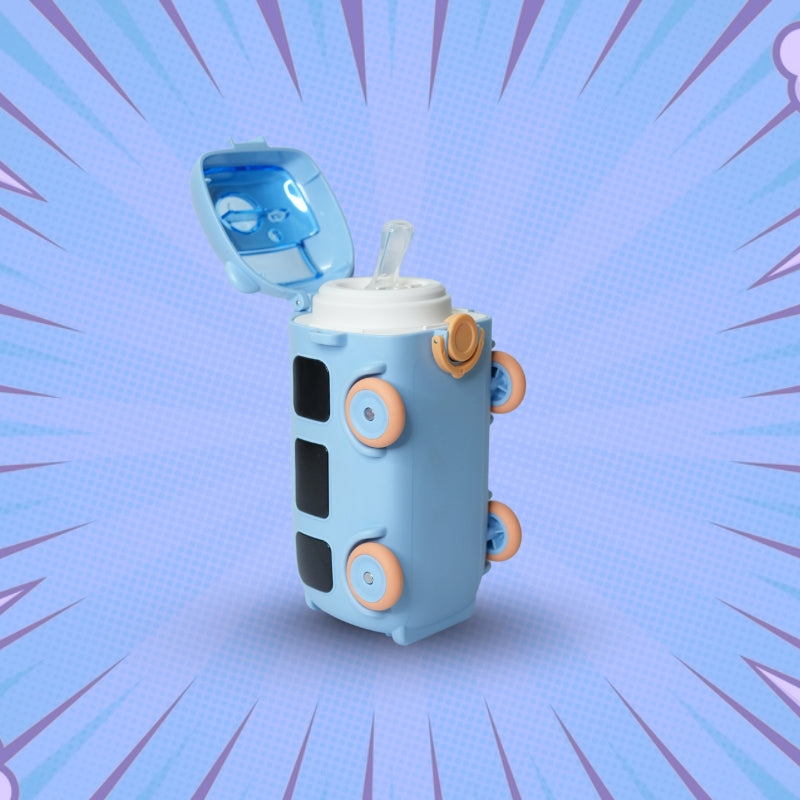 SIPPY BUS BOTTLE (BLUE)
