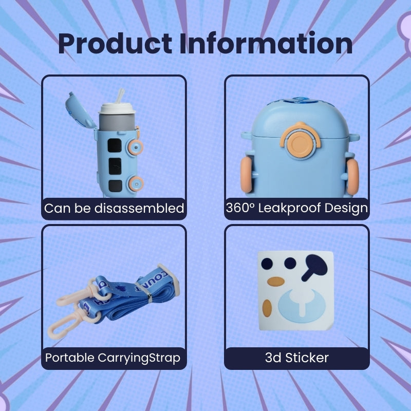 SIPPY BUS BOTTLE (BLUE)