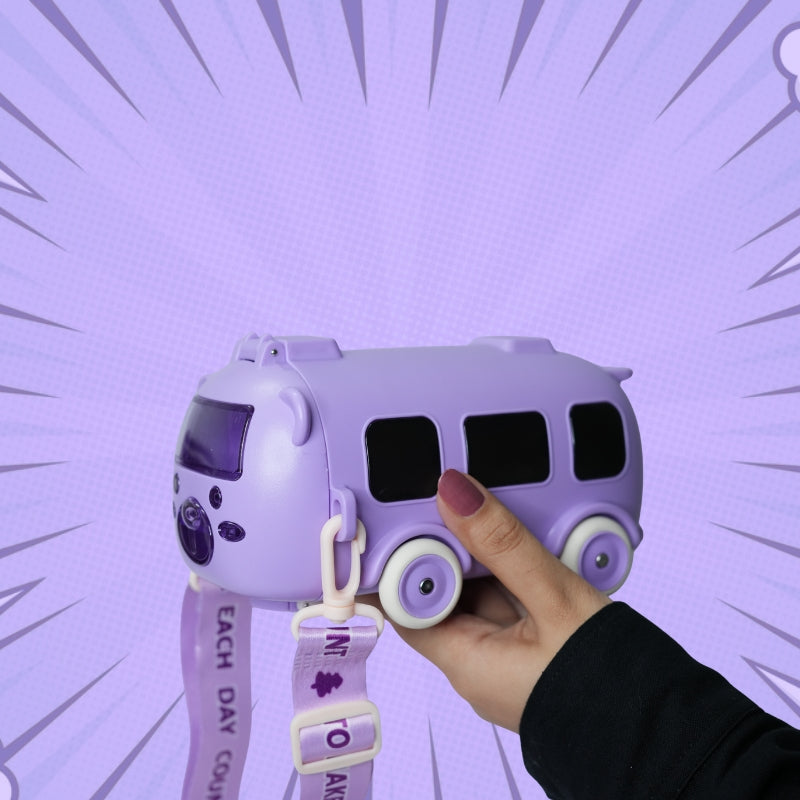 SIPPY BUS BOTTLE (PURPLE)