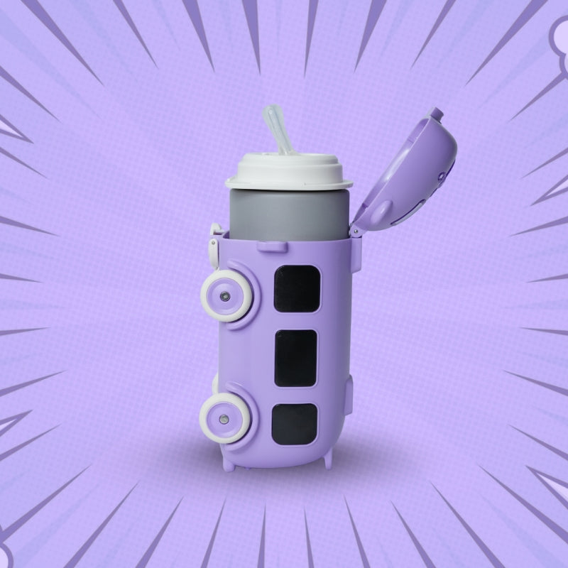 SIPPY BUS BOTTLE (PURPLE)