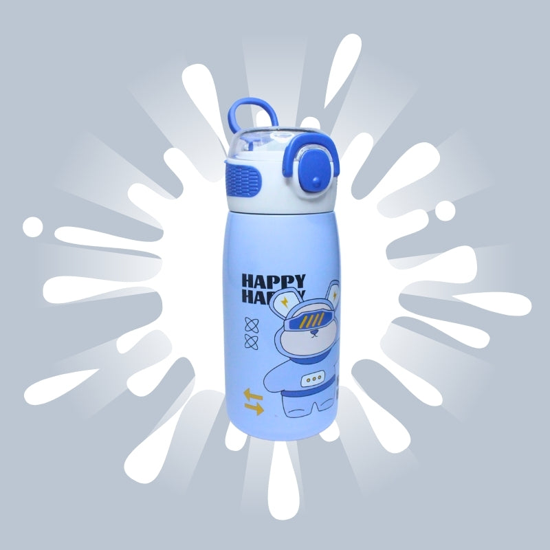 Cute Animal sipper bottle for kids (blue)