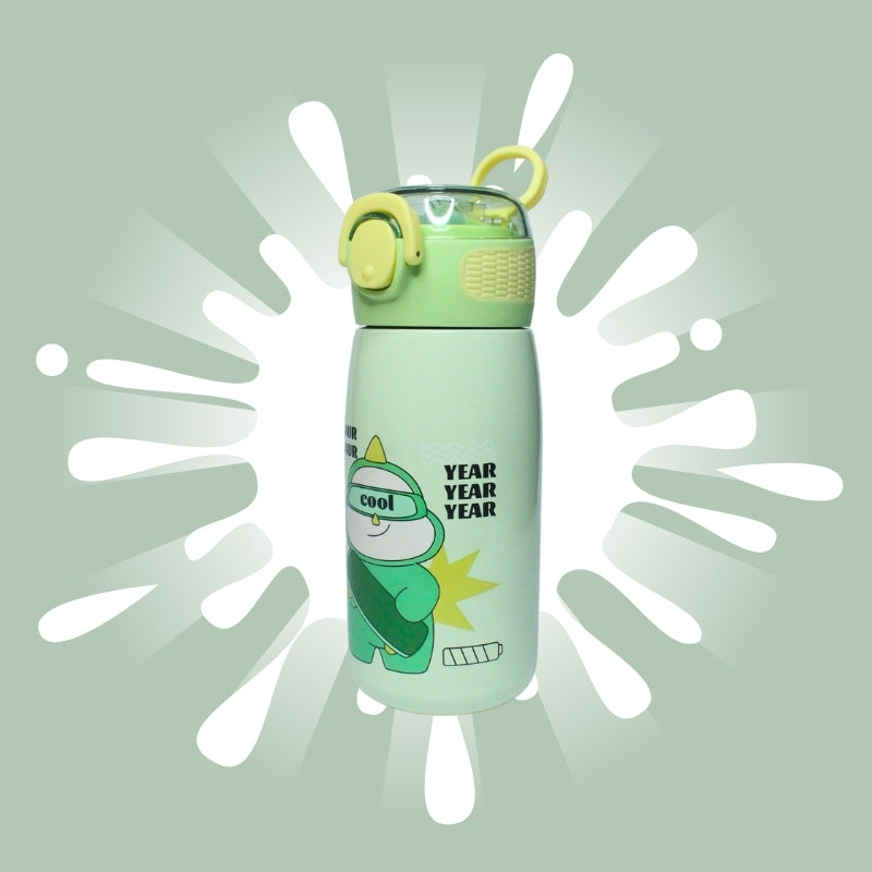 Cute Animal sipper bottle(green)