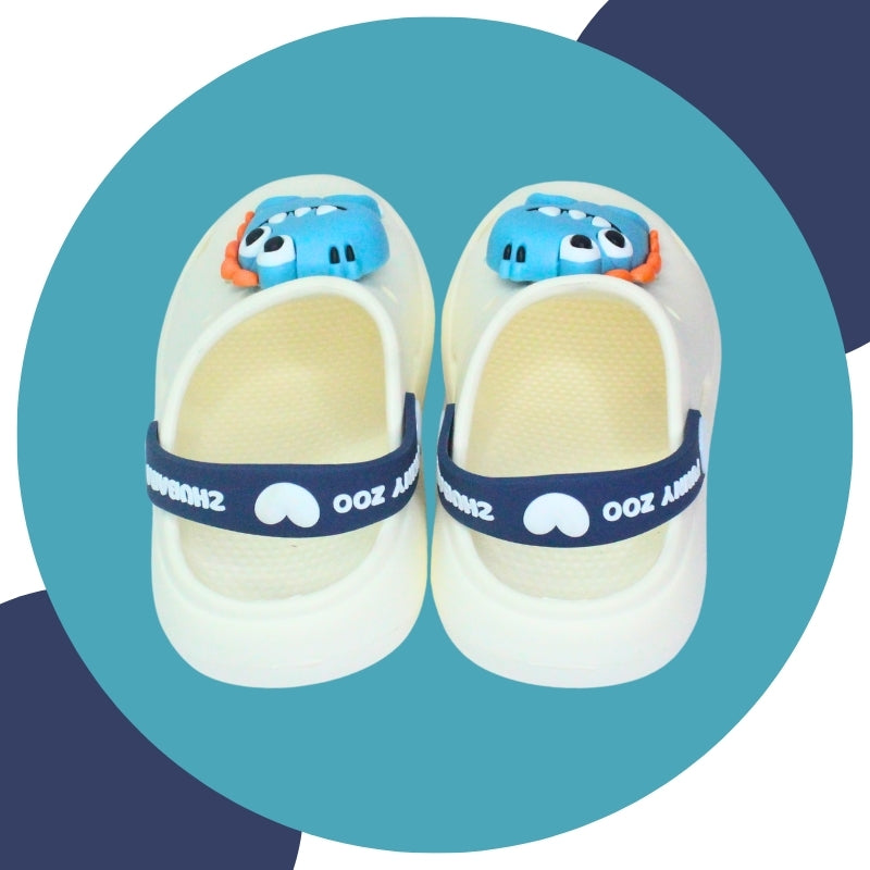 DINOSAUR CLOGS (WHITE)