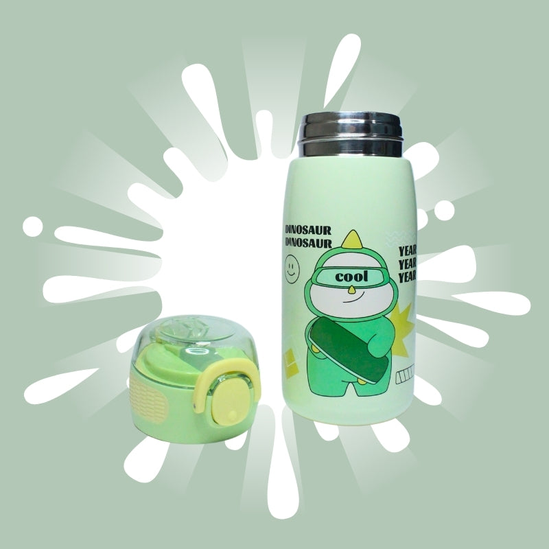 Cute Animal sipper bottle(green)