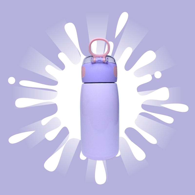 Cute Animal sipper water bottle(purple)