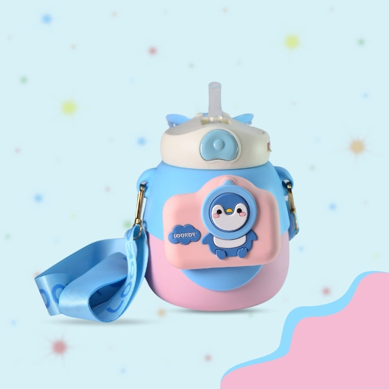 Insulated Bunny Water Bottle (Pink)