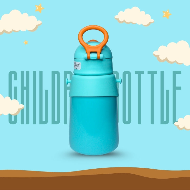 Dino Premium 2 in 1 Stainless Steel Water Sipper