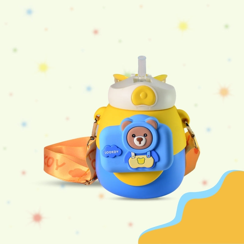 Insulated Bunny Water Bottle (Yellow)