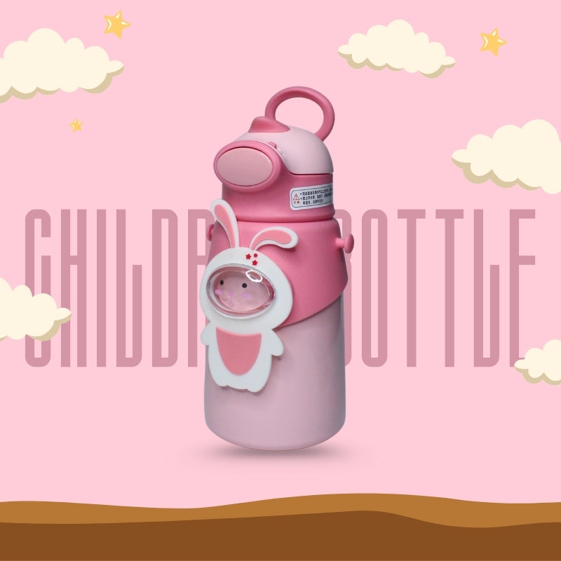 Bunny Premium 2 in 1 Stainless Steel Water Sipper