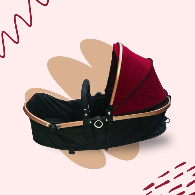 Premium Baby Stroller (Red)