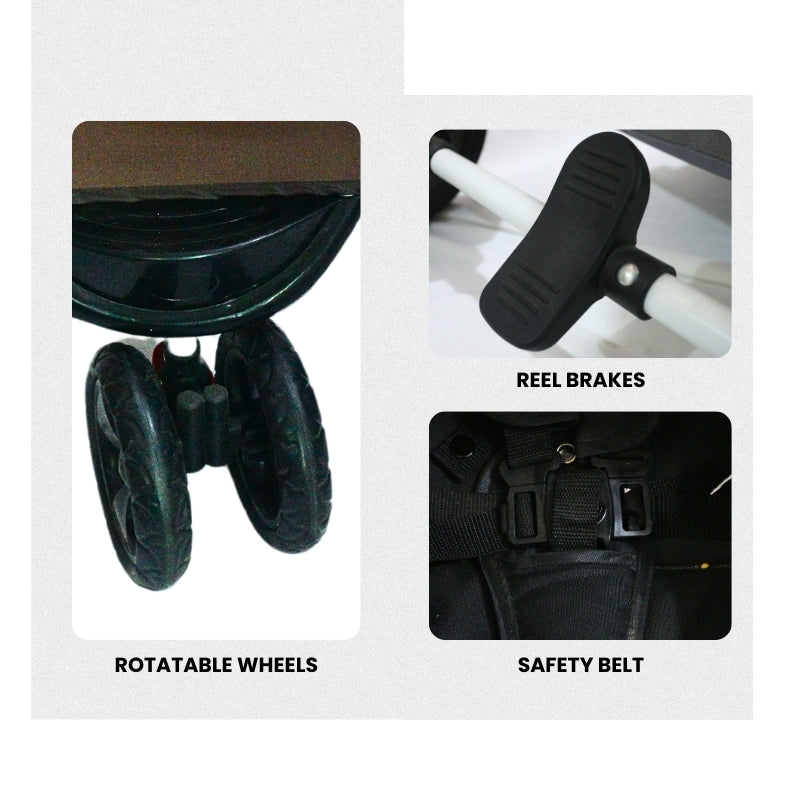 Baby Stroller with Feeding Tray