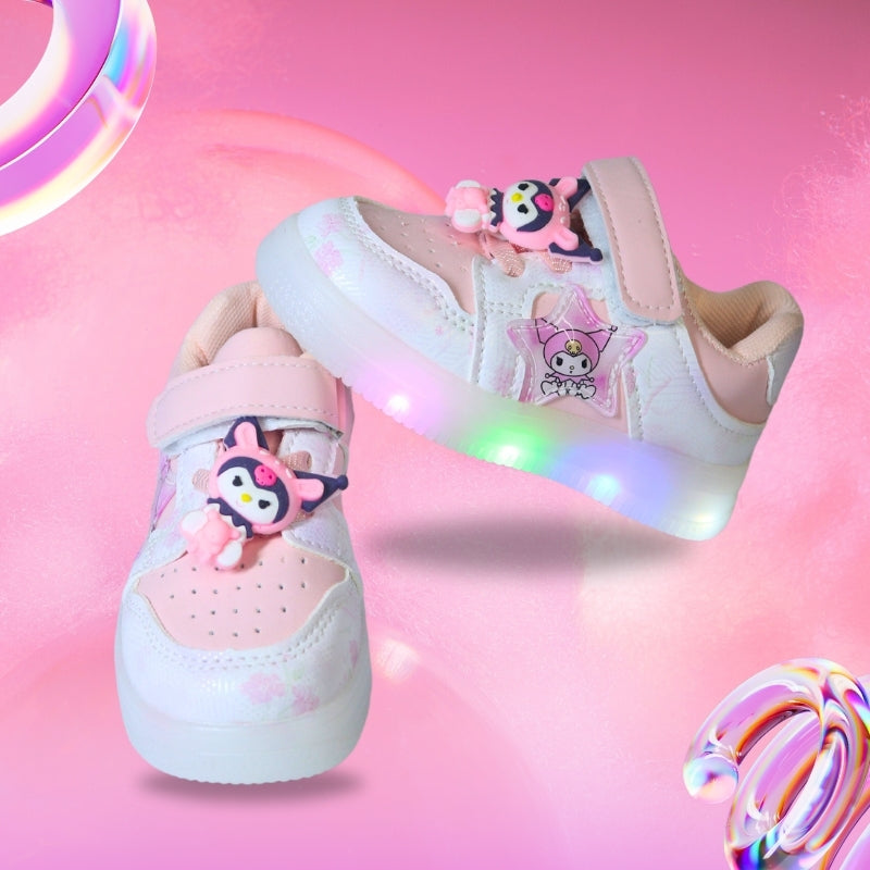3D BEE DESIGN LED SHOES(PINK)
