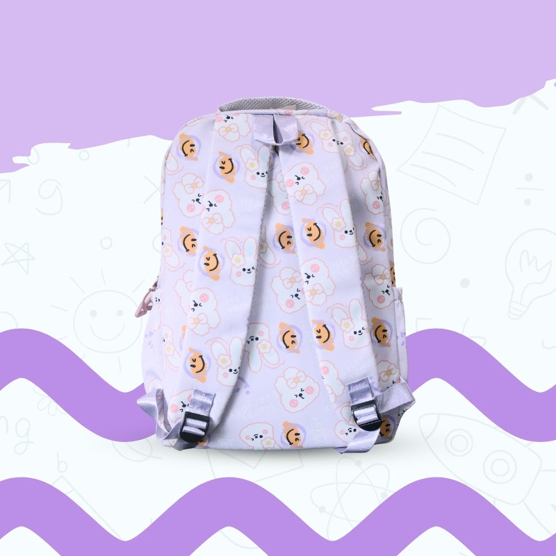 Doodle School Bag (Purple)
