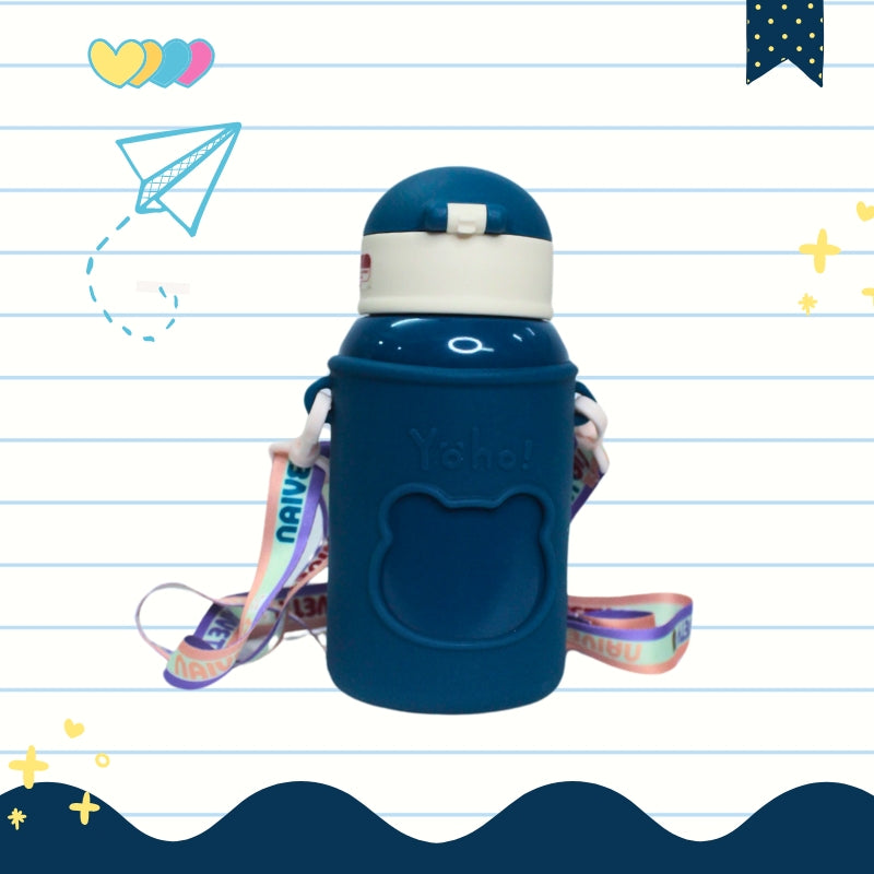 Baby Bear Stainless Steel Water Bottle (blue)