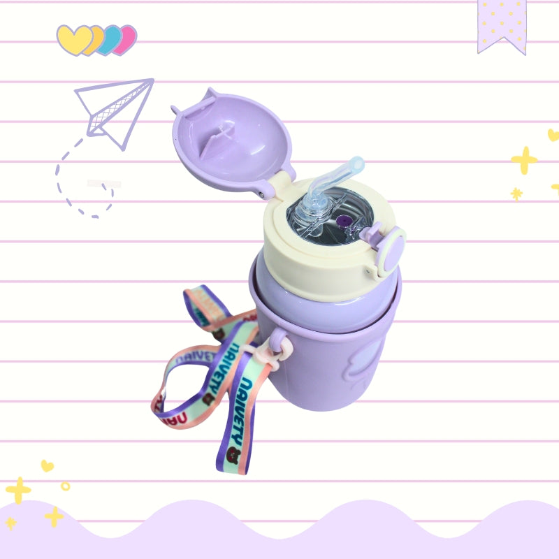 Baby Bear Stainless steel Water Bottle (purple)