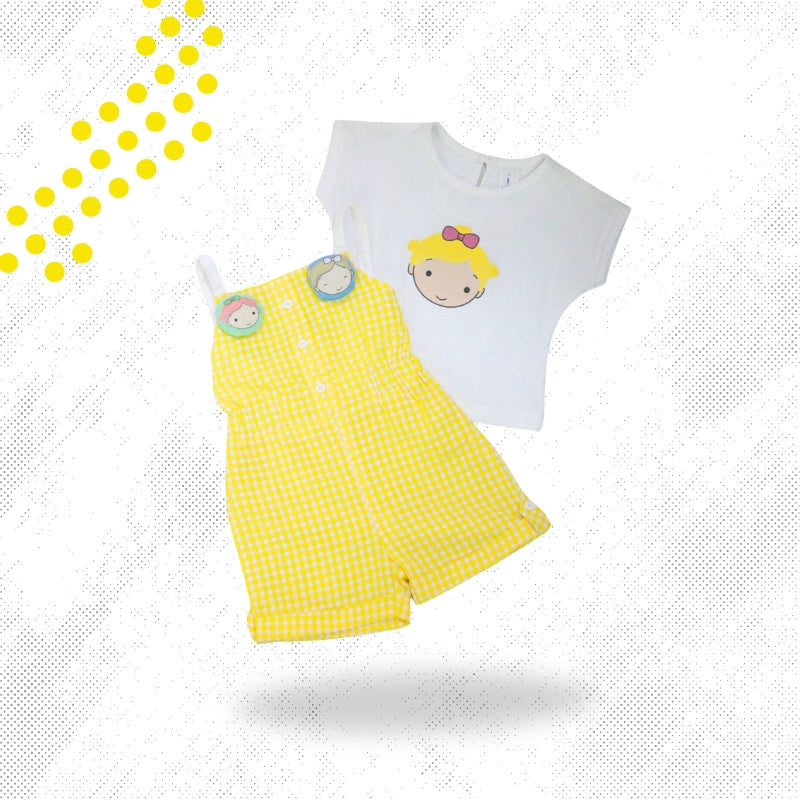 YELLOW JUMP SUIT