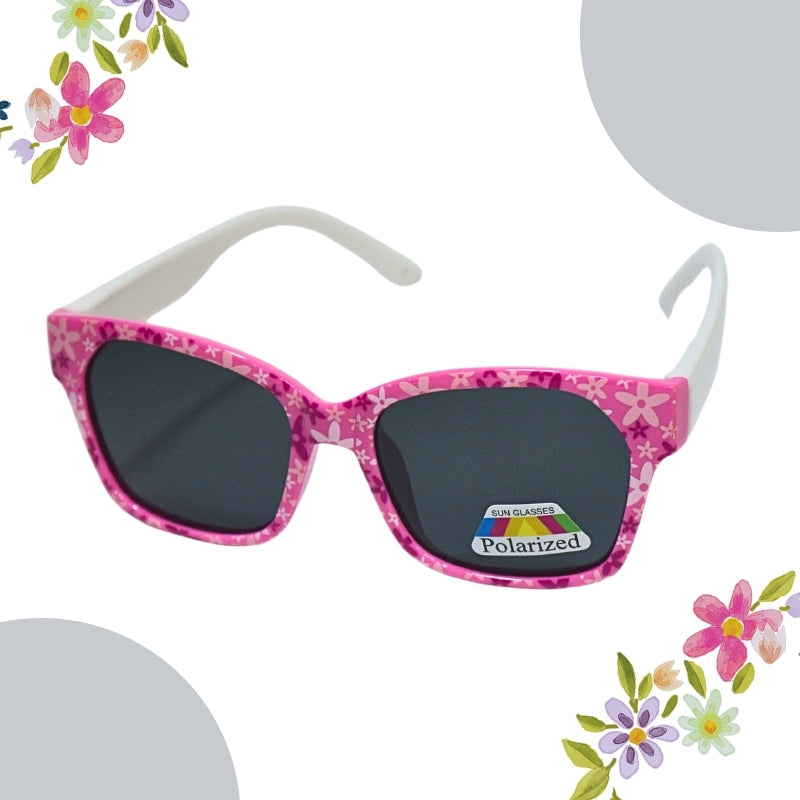 FLOWER PRINT SUNGLASSES (SQUARE)POLOROID