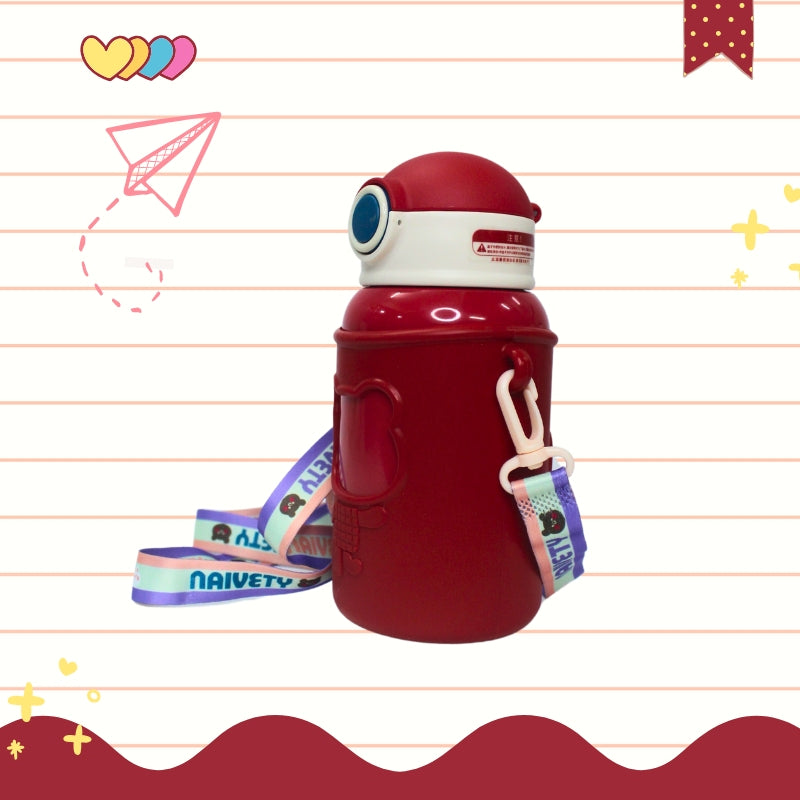 Baby Bear Stainless Steel Water Bottle (Red)