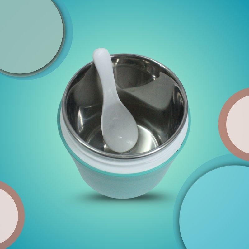 Insulated Soup Cup Stainless Steel(green)
