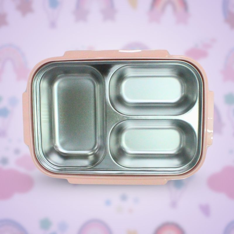 Bento Lunch Box with Insulated Bag (Pink)