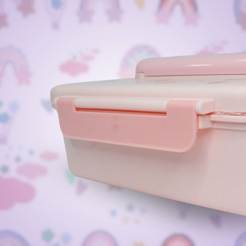 Bento Lunch Box with Insulated Bag (Pink)