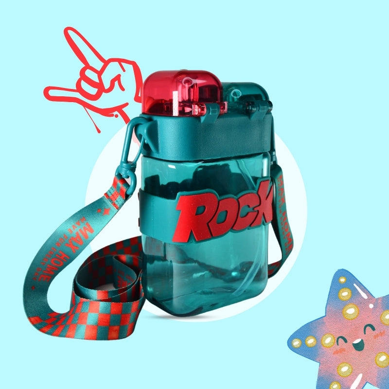 Rock Water Bottle (Green)