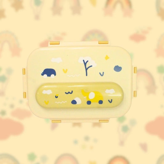Bento Lunch Box With Insulated Bag(Yellow)