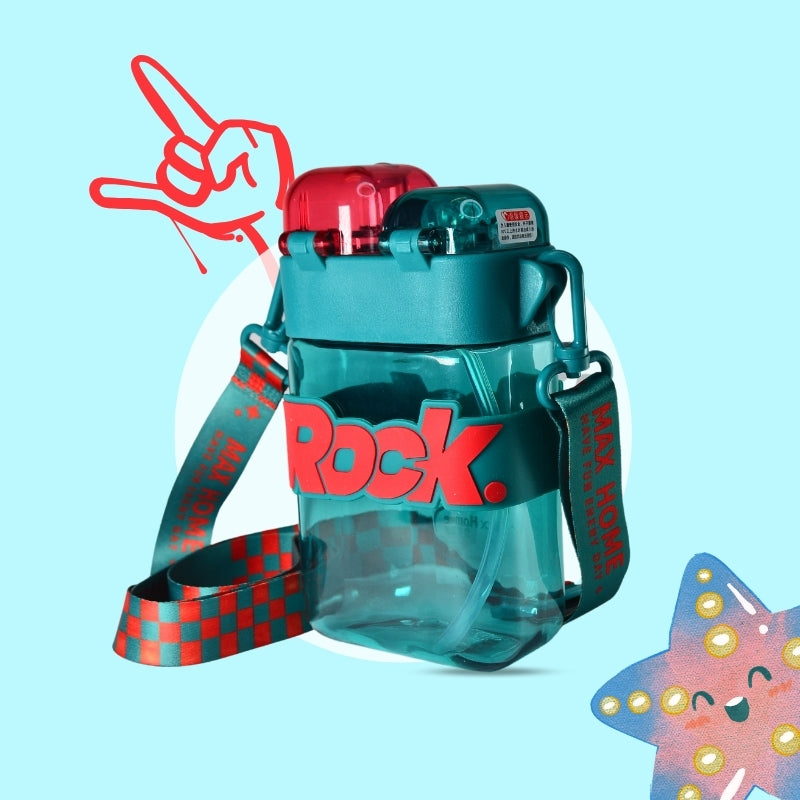 Rock Water Bottle (Green)