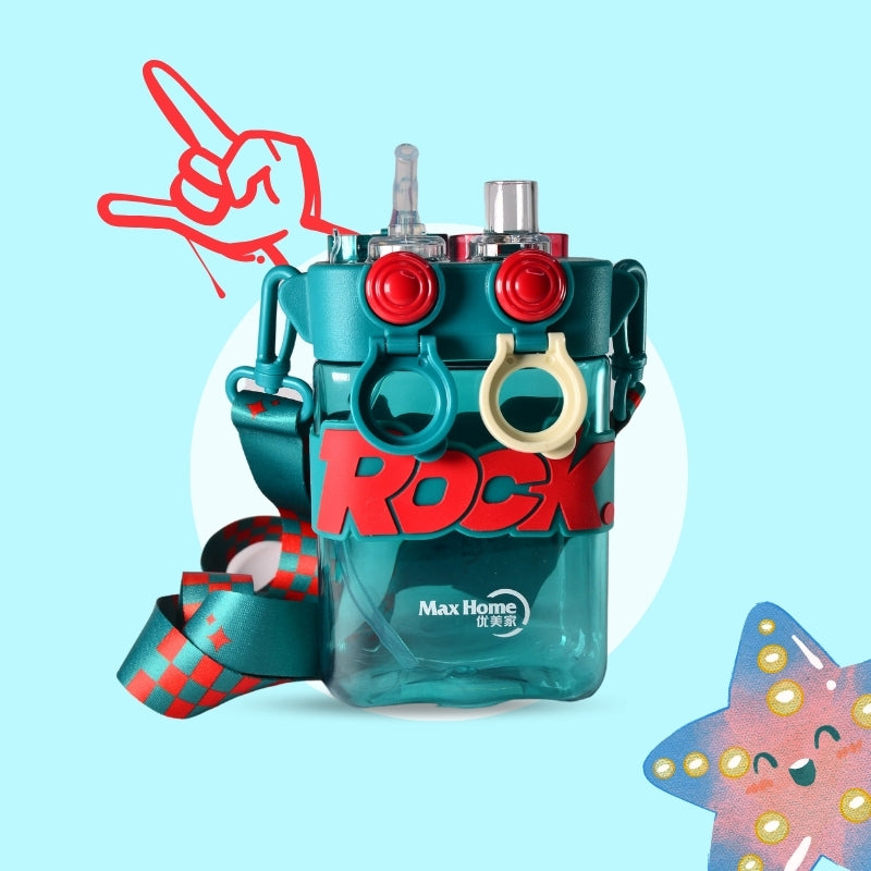 Rock Water Bottle (Green)
