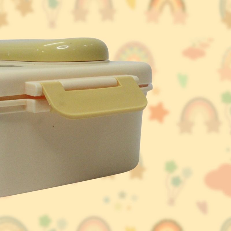 Bento Lunch Box With Insulated Bag(Yellow)