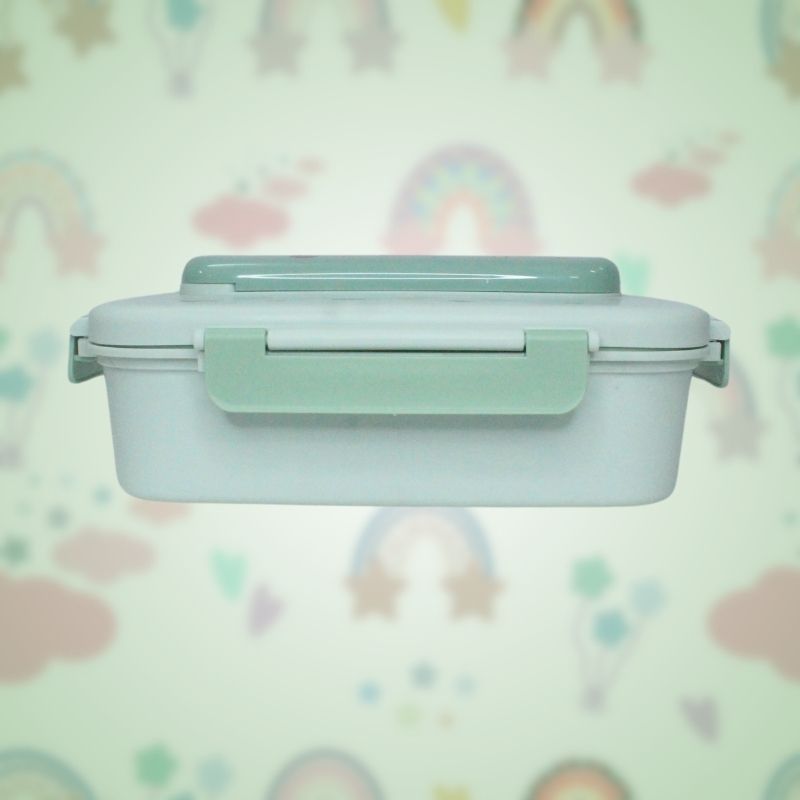 Bento Lunch Box with Insulated Bag (Green)