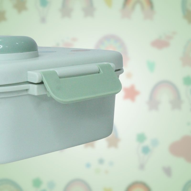 Bento Lunch Box with Insulated Bag (Green)