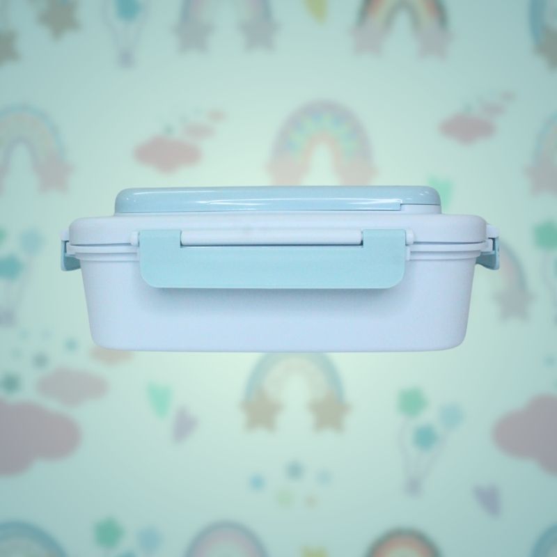 Bento Lunch Box with Insulated Bag (Blue)