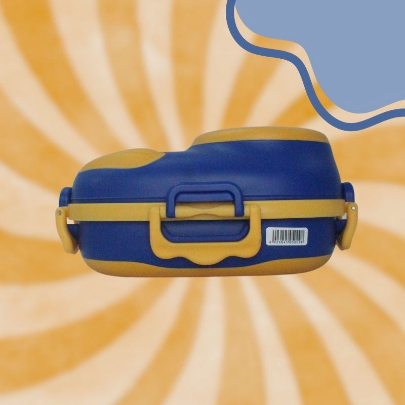 Cat-Themed Leakproof Lunch Box (blue)