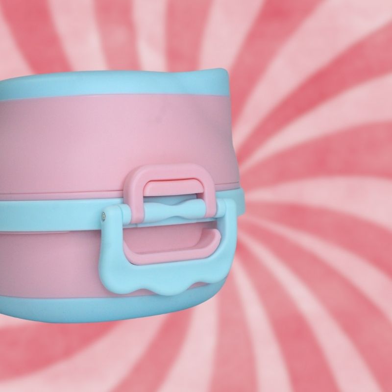 Cat-Themed Leakproof Lunch Box (Pink)