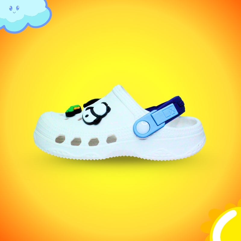 CUTE PANDA CLOGS(white)