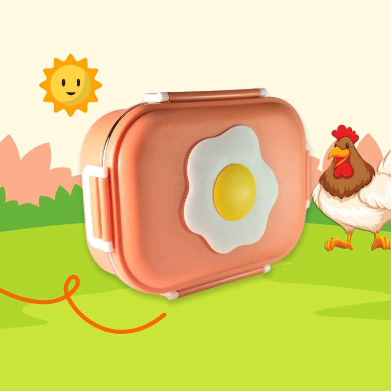 Steel Lunch Box (Orange)