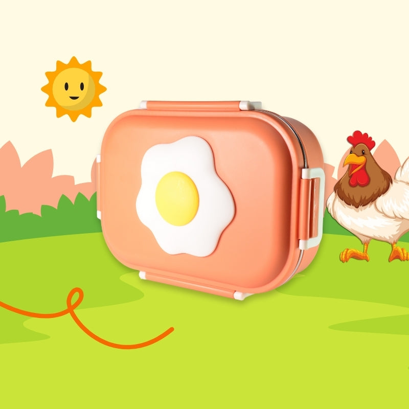 Steel Lunch Box (Orange)