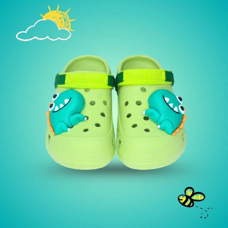 DINOSAUR CLOGS (green)