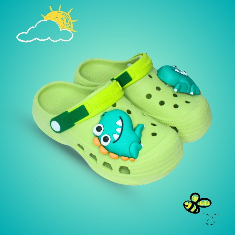 DINOSAUR CLOGS (green)