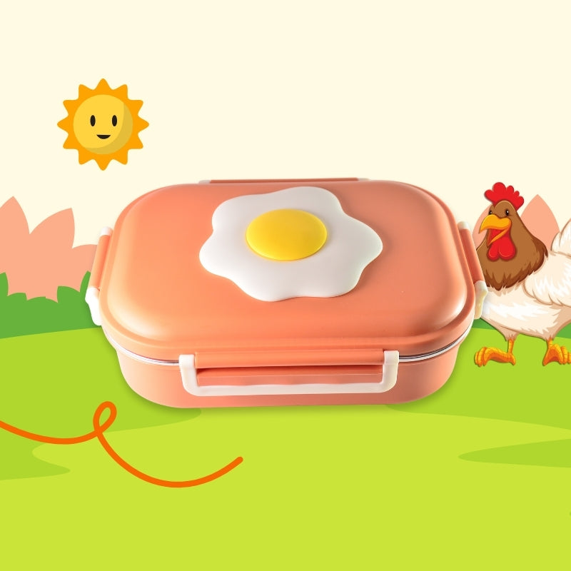 Steel Lunch Box (Orange)