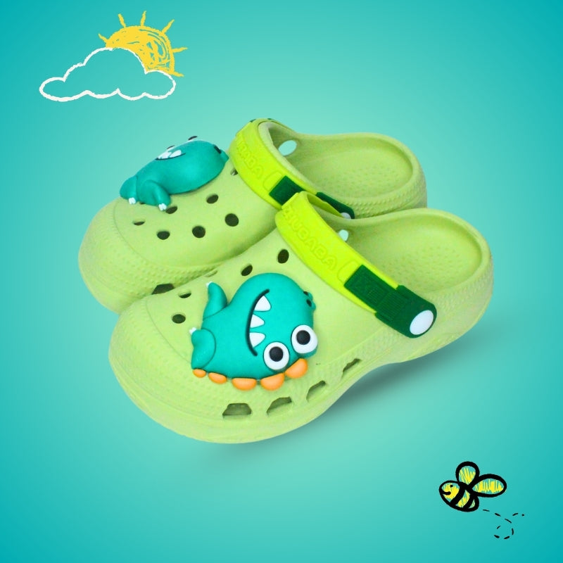 DINOSAUR CLOGS (green)