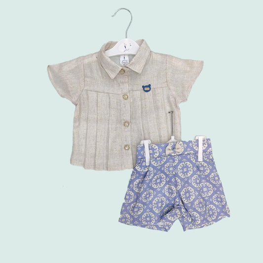 SHIRT N SHORTS (Grey)